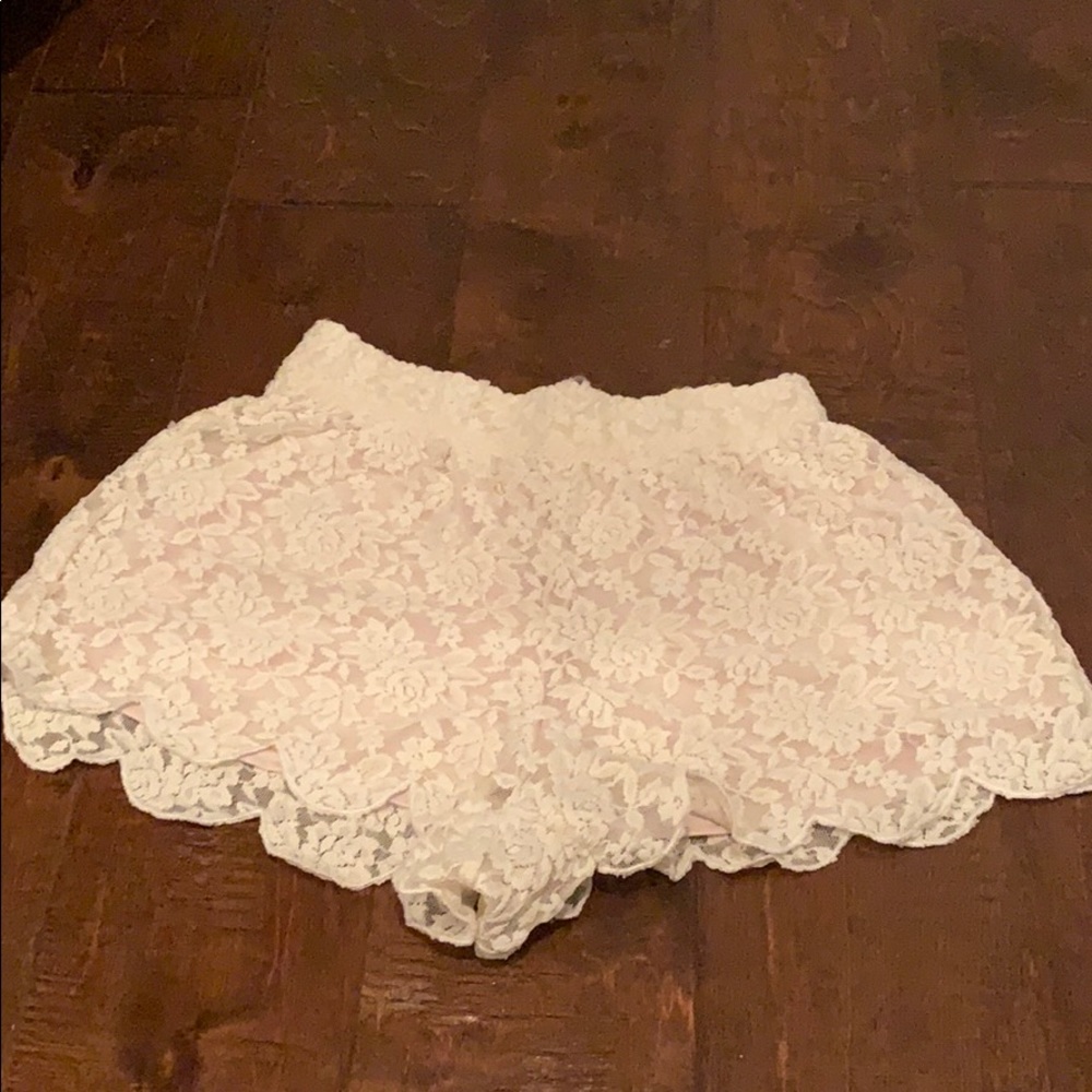 Free people lace shorts